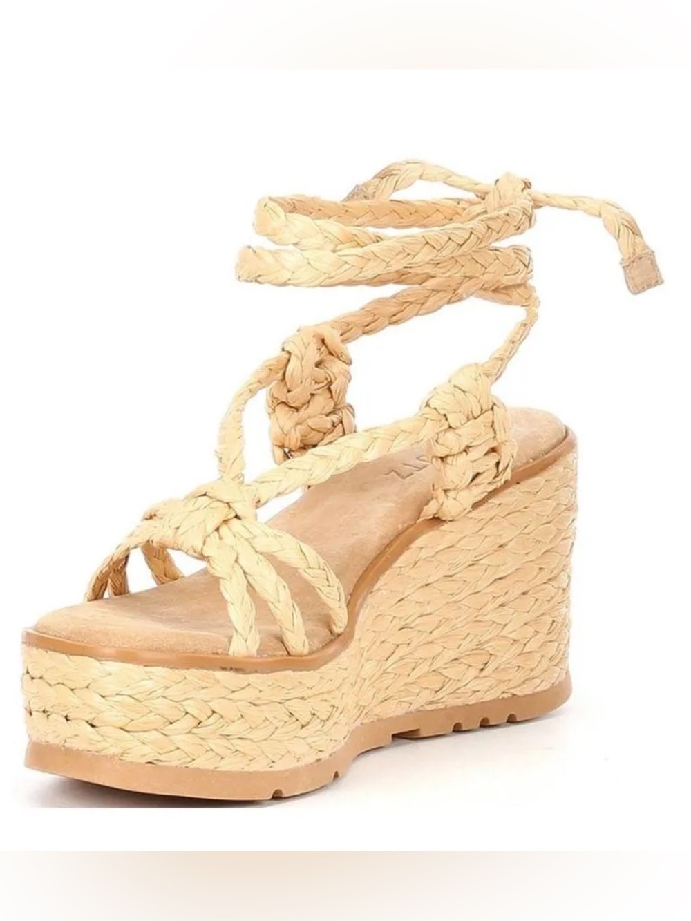 SCHUTZ Geissa Platform Wedge Espadrille Sandals - No Flaws!